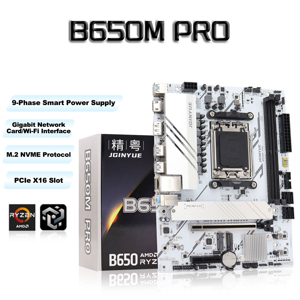 Jingyue B650M PRO Motherboard  - Ddr5 64Gb recension och pris