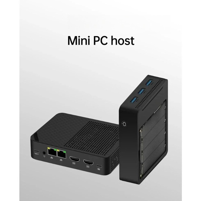 N150 4-Bay NAS Mini PC 4*M.2 N - Ddr5 64Gb recension och pris