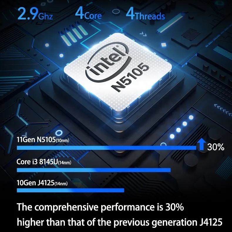 M6S N100 DDR5 Mini PC Intel 8G - Ddr5 8Gb recension och pris