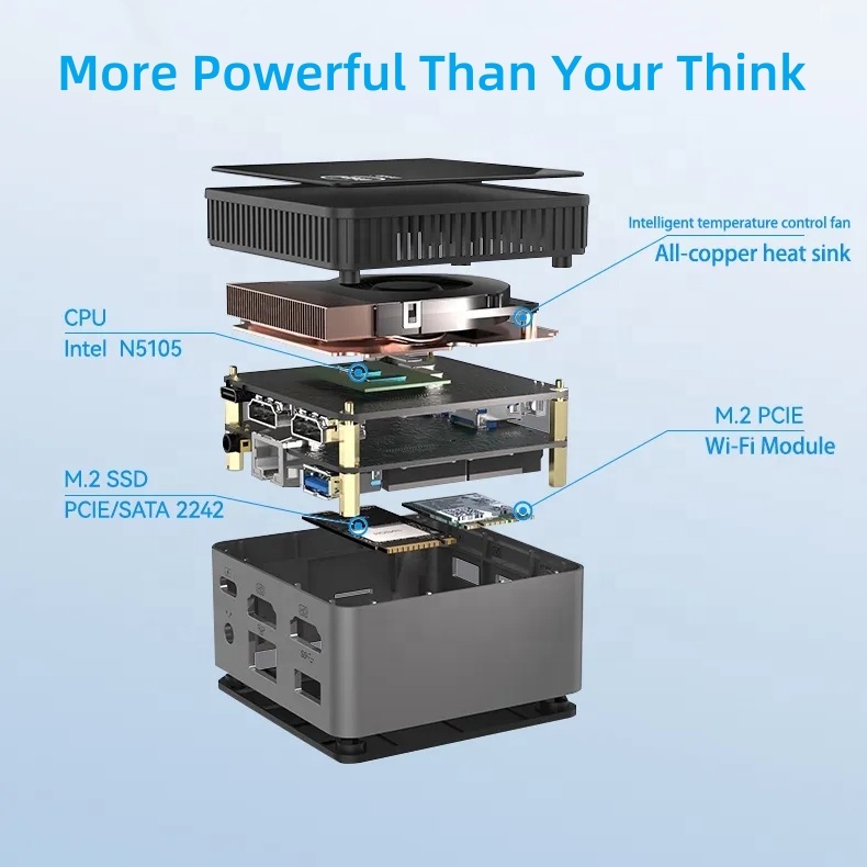 M6S N100 DDR5 Mini PC Intel 8G - Ddr5 8Gb recension och pris